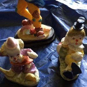 Clown trinket collection vintage